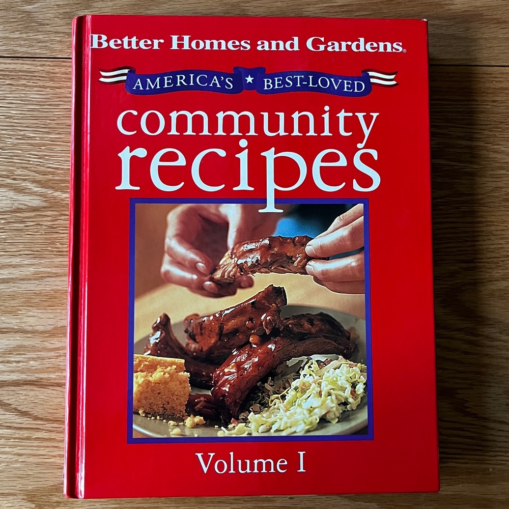 Better Homes And Gardens Red Community Recipes Cookbook